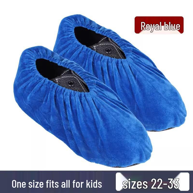 Washable Fleece Anti-Slip Indoor Shoe Covers for Kids
