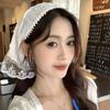 Sweet Gentle Lace Hair Scarf French Style Photo Hair Accessories Headband Turban Triangular Hair Band Strap Women Girls