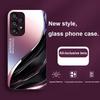 Schwarz Gold Abstrakt Für Samsung Galaxy S23 U Ltra 24 Plus S20 21 FE S25 Ultra A70 A72 73 51 52 53 Gehärtetes Glas Handyhülle