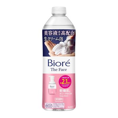 Biore Face Deep Moist Refill 340ml (approximately 2.1 Uses) Foam Cleanser Frictionless Contains Moisturizing Ingredients Dryness Countermeasure