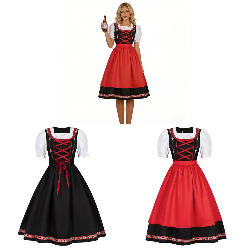 Oktoberfest Cosplay Beer Dress With Polyester Material For Role Play And Parties
