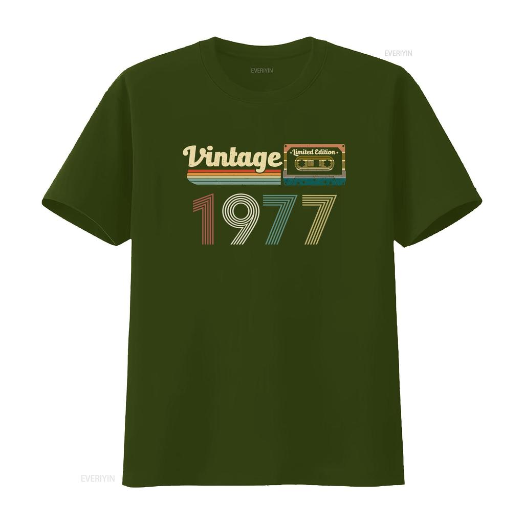 Awesome Birthday Family Vintage  T Shirt Cassette Tape Limited Edition Vintage Washed Slightly Breathable Soft