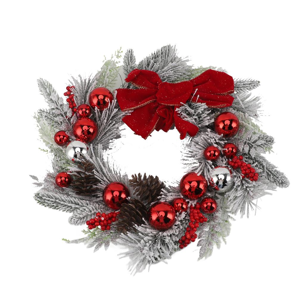 45CM 18 Inch Decorațiuni Coroană de Crăciun Coroană de Crăciun Artificială pentru Ușă Perete Masă