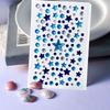 3D Holographic Tear Drop Face  Sticker Self-Adhesive  Diamond Tattoo Sticker For Hair Eye Face Decoration Decal