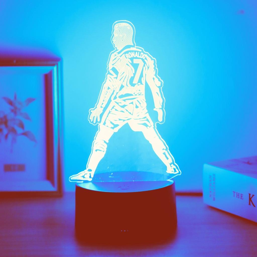 Athlete 3D Night Light USB Touch Colorful Light Room Atmosphere Light Gift Light.