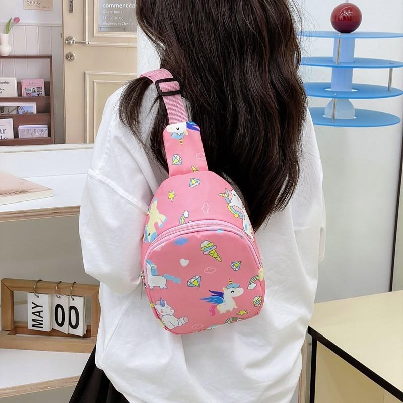 Dinosaur Unicorn Cartoon Spider Pattern Children Shoulder Bag School For
