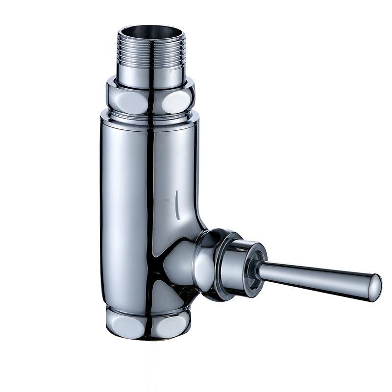High Quality Eco-friendly Flush Valve for WC Brass Foot Control Pedal Toilet Flush Valve