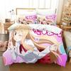 3D The Himouto! Umaru-chan Comfortable Duvet Quilt Cover Pillowcase Bedding Set Children Bedroom Decoration Home Textile