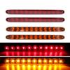 12V 15 Inch 11 Led Light Bar Sealed Stop Turn TailBrake Light Third 3Rd Brake Light Truck Trailer Marker Id Bar Waterproof