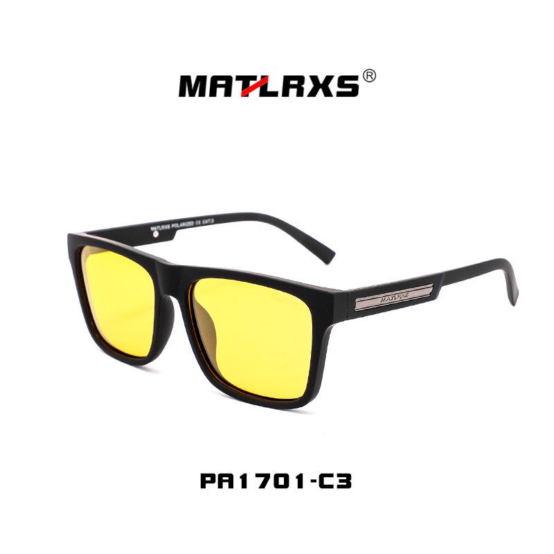Men s Retro Sports Sunglasses with UV Protection - Large Polarized Lenses One Size желтой линзы