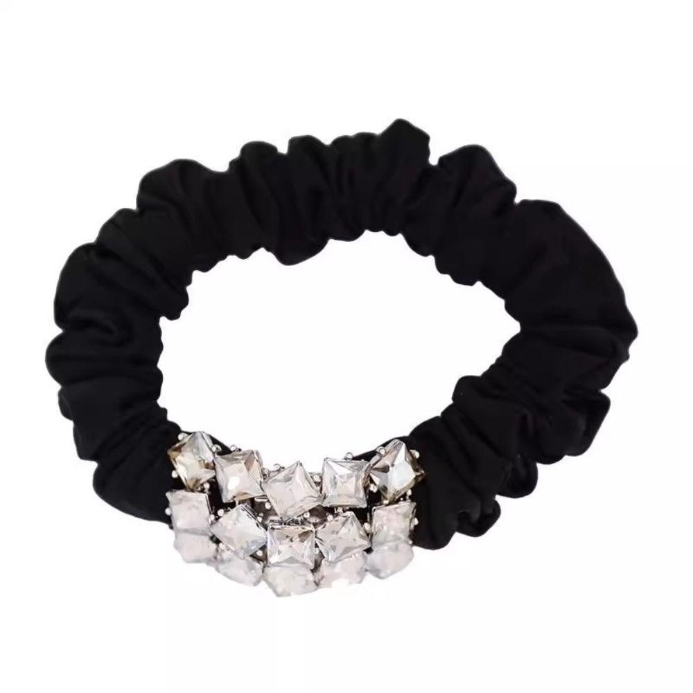 Korean Style Crystal Hair Rope Sparkling Hair Loops Elastic Hair Ties  Tie-Up Hair Accessories