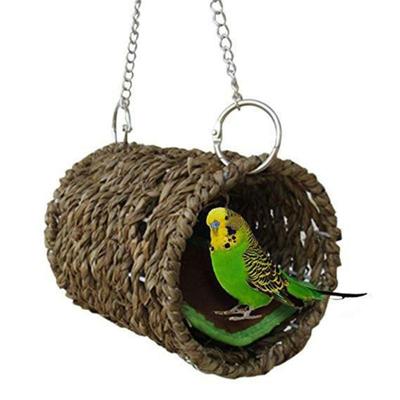 Pet Small Animal Weave Tunnel Hideout for Play Tube for Dwarf Rabbits Hideaway Bedding for Chinchilla