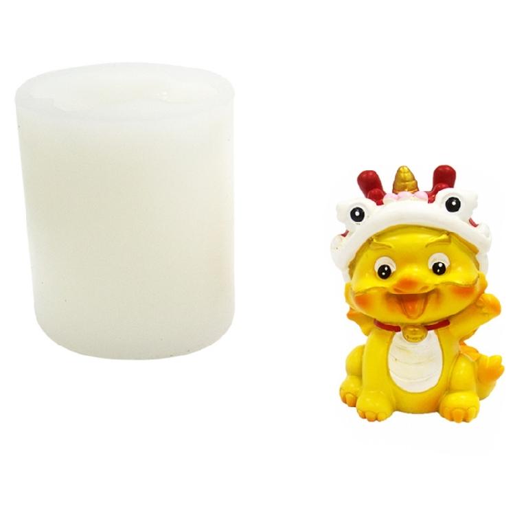 Cartoon Zodiac Dragon Shaped Silicone Mold Fondant Chocolate Mould DIY Cake Dessert Mould Home Baking DIY Supplies