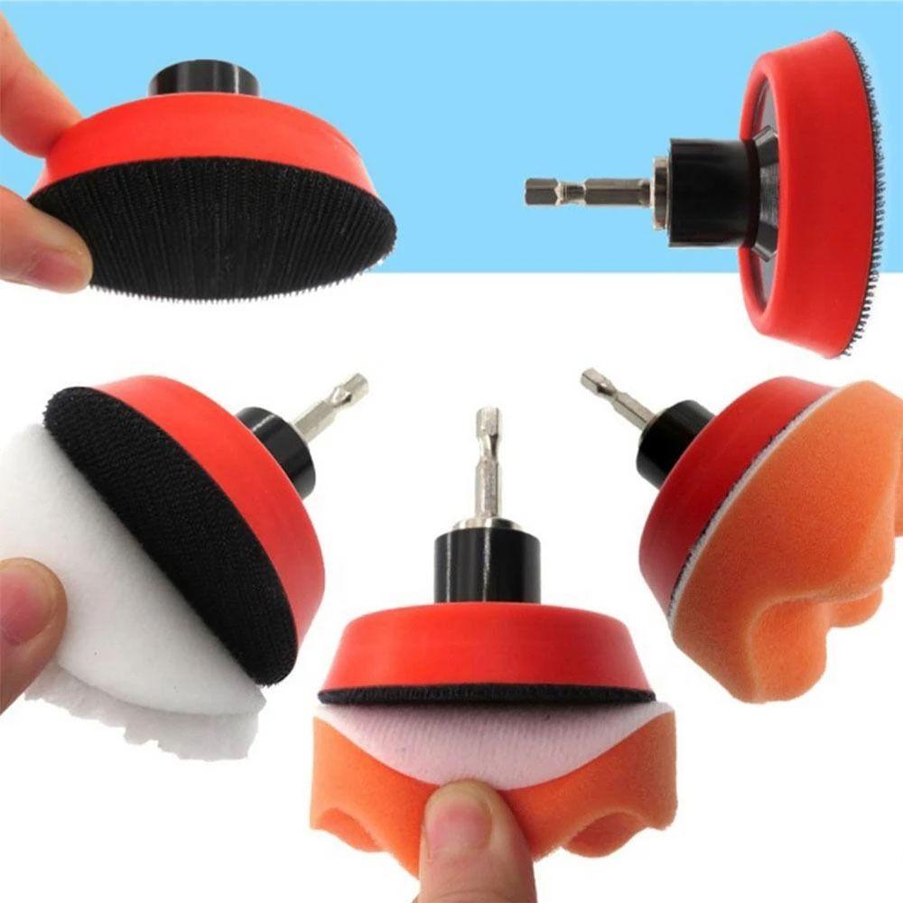 Sponge Pad Backer 1/2/3 Inch Waxing Tools Car Polishing Pad Buffing Disc Polisher Buffer Cleaning
