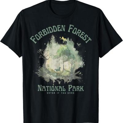 Visit The Forbidden Forest National Park Hiking Camping T Shirt