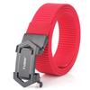 2020 Toothless Hollow Automatic Buckle Belt Outdoor Casual Nylon Youth Men's Pants