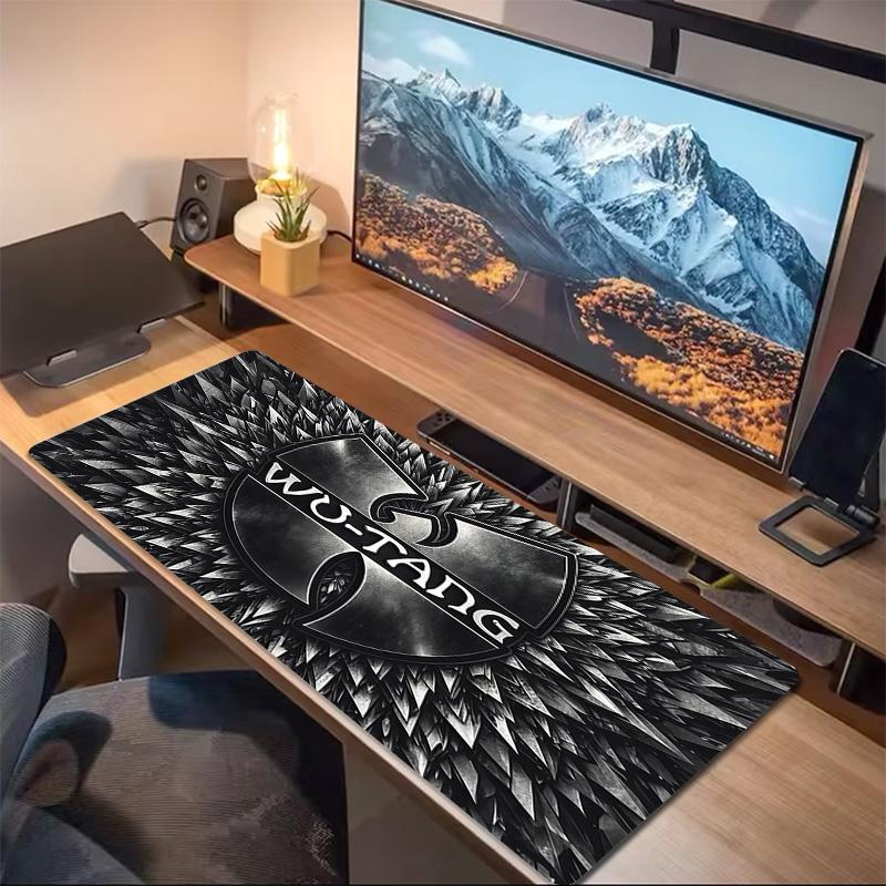 Wu‑Tang Clan Print  Cushion Non-slip Laptop Tablet Big Mousepad XXL Mat Mini PC Playmat With Lock Edge