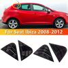 För Seat Ibiza 2008 2009 2010 2011 2012 Bakruta Jalusi Lucka Skydd Sidoventil Trim Vindrutekåpa Biltillbehör