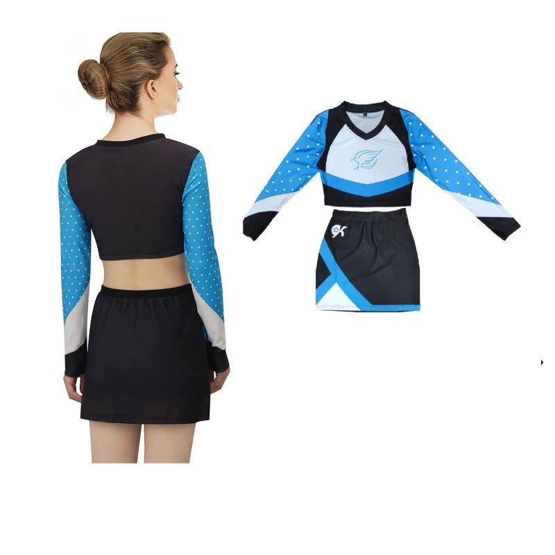 Ensemble Jupe de Pom-pom Girl Style Maddy Excitant Vesice Pour Femmes Parfait Pour les Spectacles sur Scène