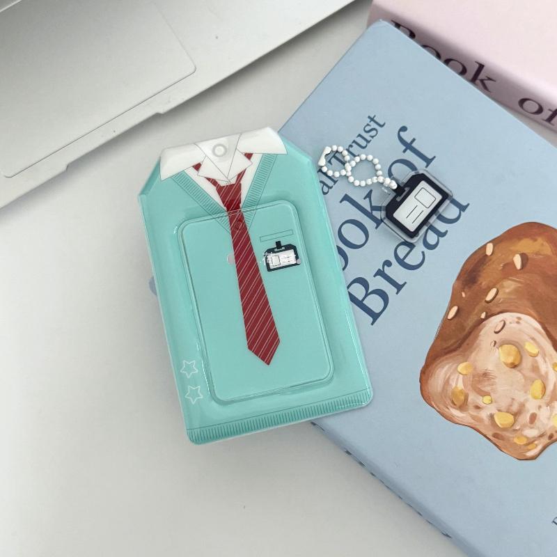 Uniform Series PVC Photo Frame with Mini Pendant Creative School Uniform Photocard Holder 3 Inch Kpop Idol Card Sleeves 2025 New