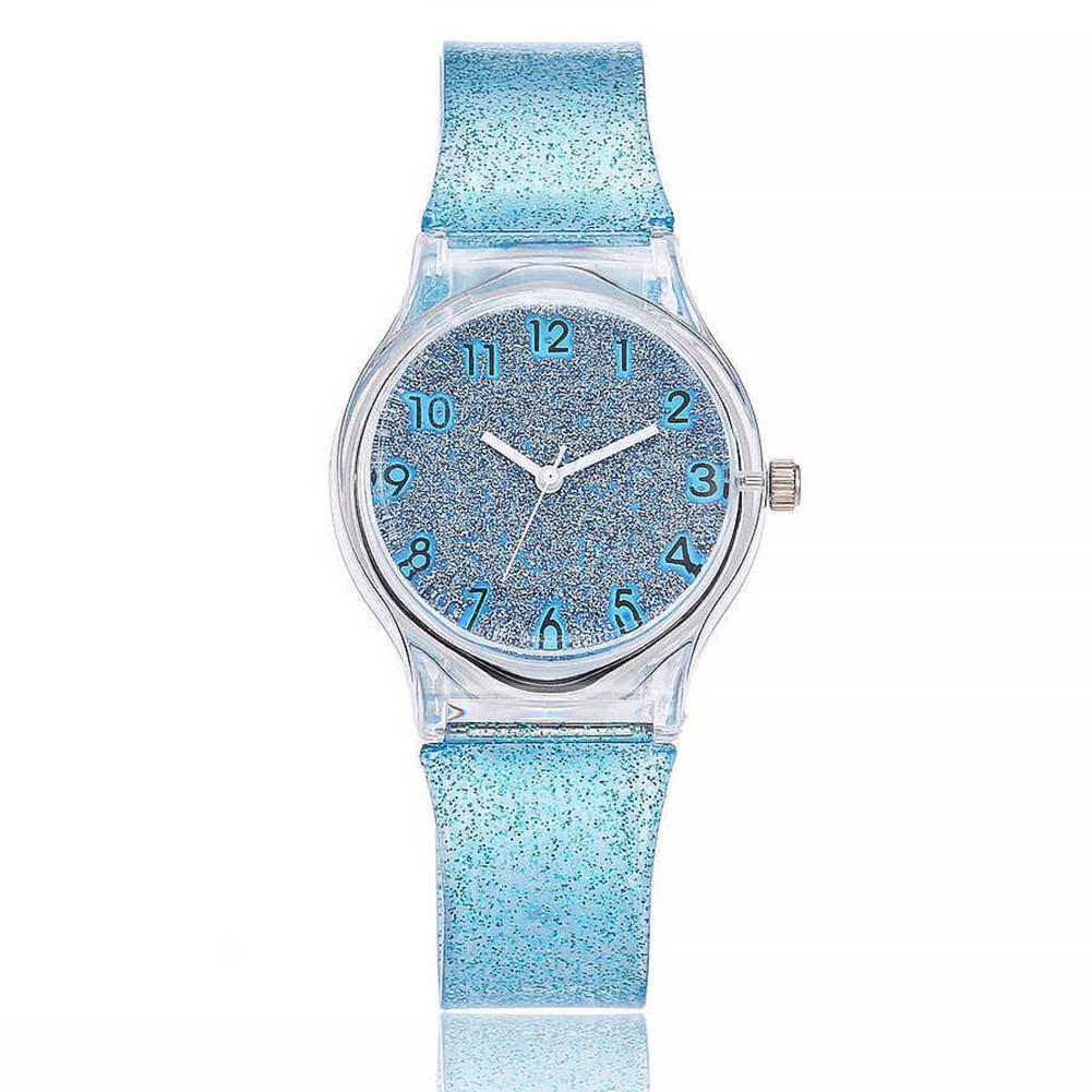 Luxury Women Watch Plastic Quartz Watch Transparent Jelly Wristwatch Xmas Gifts