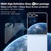 For Samsung Galaxy Z Flip7 5G Glass IMAK Glass Lens Film + Rear Screen Sticker