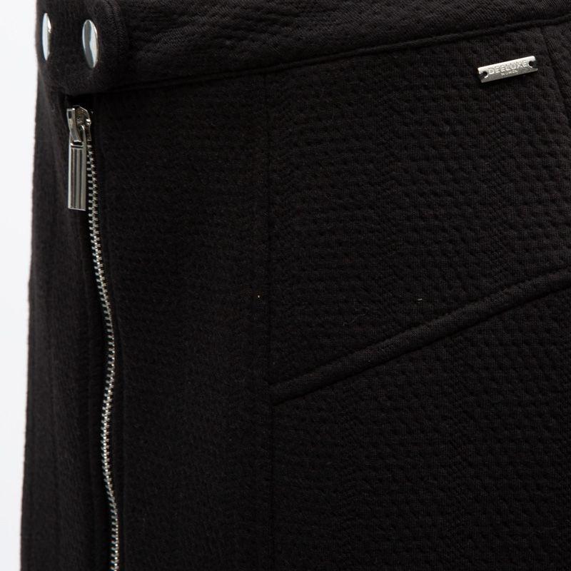 Jupe courte zippée marva black Femme DEELUXE 74