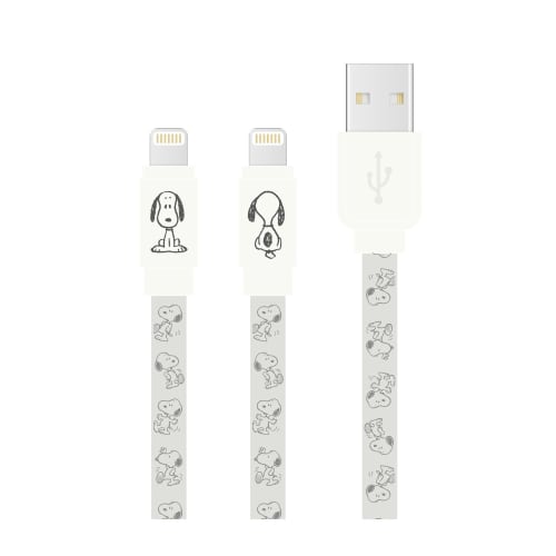 

Gourmandise Peanuts Snoopy Lightning Cable Ivory SNG-743IV