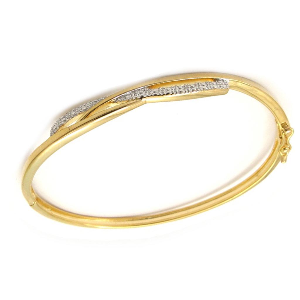 Altesse [K6342] - Dvoubarevný pozlacený náramek „Scarlett“