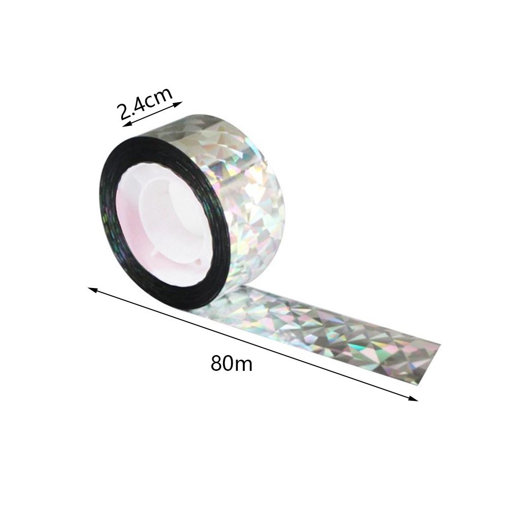 

New 2 Roll Bird Scare Tape Double Side Ribbon for Bird Control