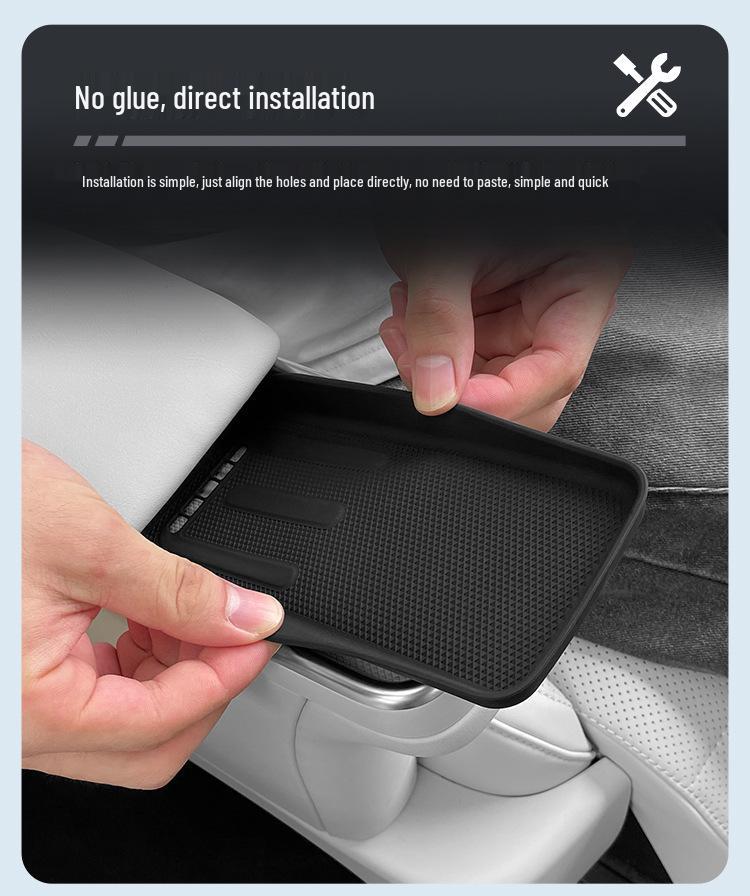 Ideal MEGA Center Console Wireless Charging Anti-Slip Silicone Pad for Car Interior Protection