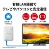 [Exclusive To .co.jp] Buffalo WiFi Wireless LAN Repeater Wi-Fi 5 11ac 866 + 300 Mbps High Power Direct Plug Into Outlet Compact Model Simple Package J