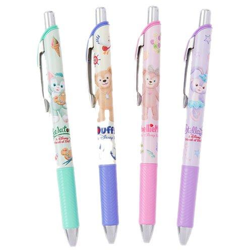 Duffy & Friends Ballpoint Pen Set: Duffy, ShellieMay, Gelatoni, StellaLou [Tokyo DisneySea Exclusive]