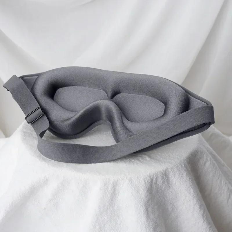 Maschera per Dormire 3D in Memory Foam Blocca Luce Maschera Occhi Ombretto Benda per Occhi Maschera Occhi Dormire Ausilio per il Sonno Mascherina Viso Cerotto per Occhi