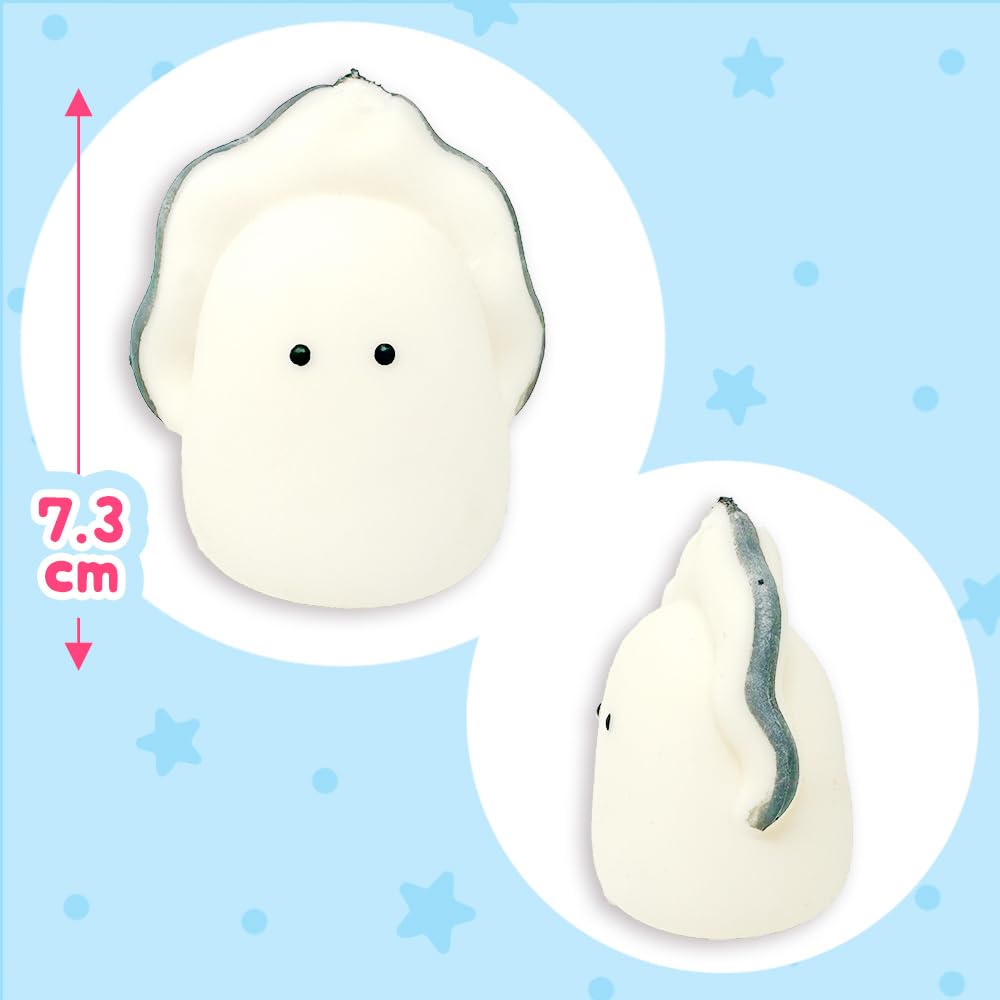 Cute Eyes Series Baby Raw Oyster - Raw Oyster Plush Toy (Squishy Raw Oyster)