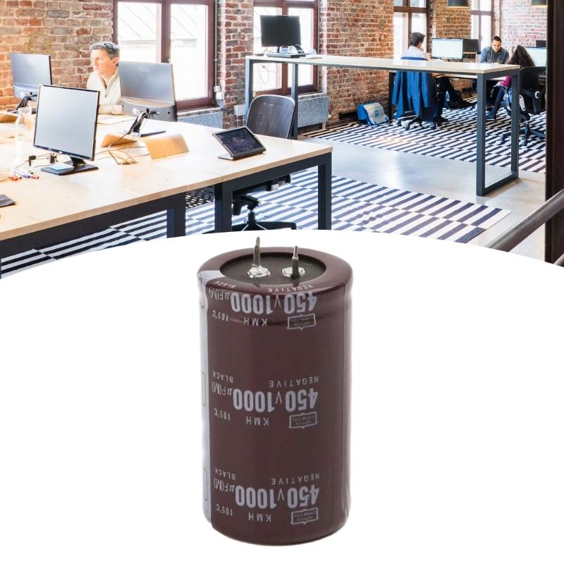 Reliable 450V 1000UF Electrolytic Capacitor for Microprocessor Control Circuits Power Converter Various Applications