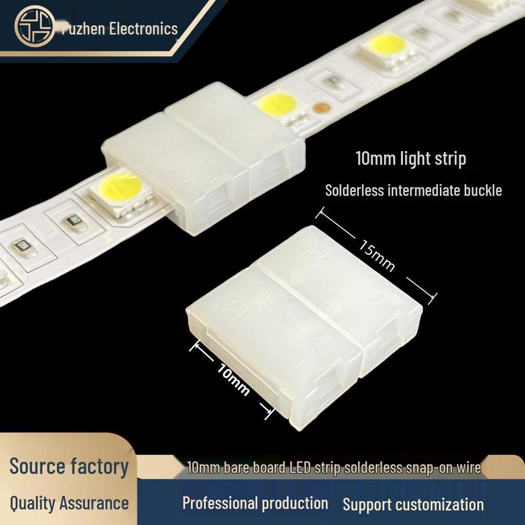 Lötfreier 8mm 2-Pin LED-Streifenlicht-Verbinder
