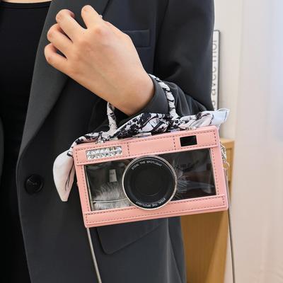 Bags Personality Transparent Camera Bag 2025 New Forest Sweet Girl Foreign Versatile Hand-held Crossbody Box Bag