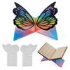 Creative Silicone Butterfly Shape Bookshelf Resin Mold Unique Bookrack Ornament Mould Artistic Book Rack Making Molds