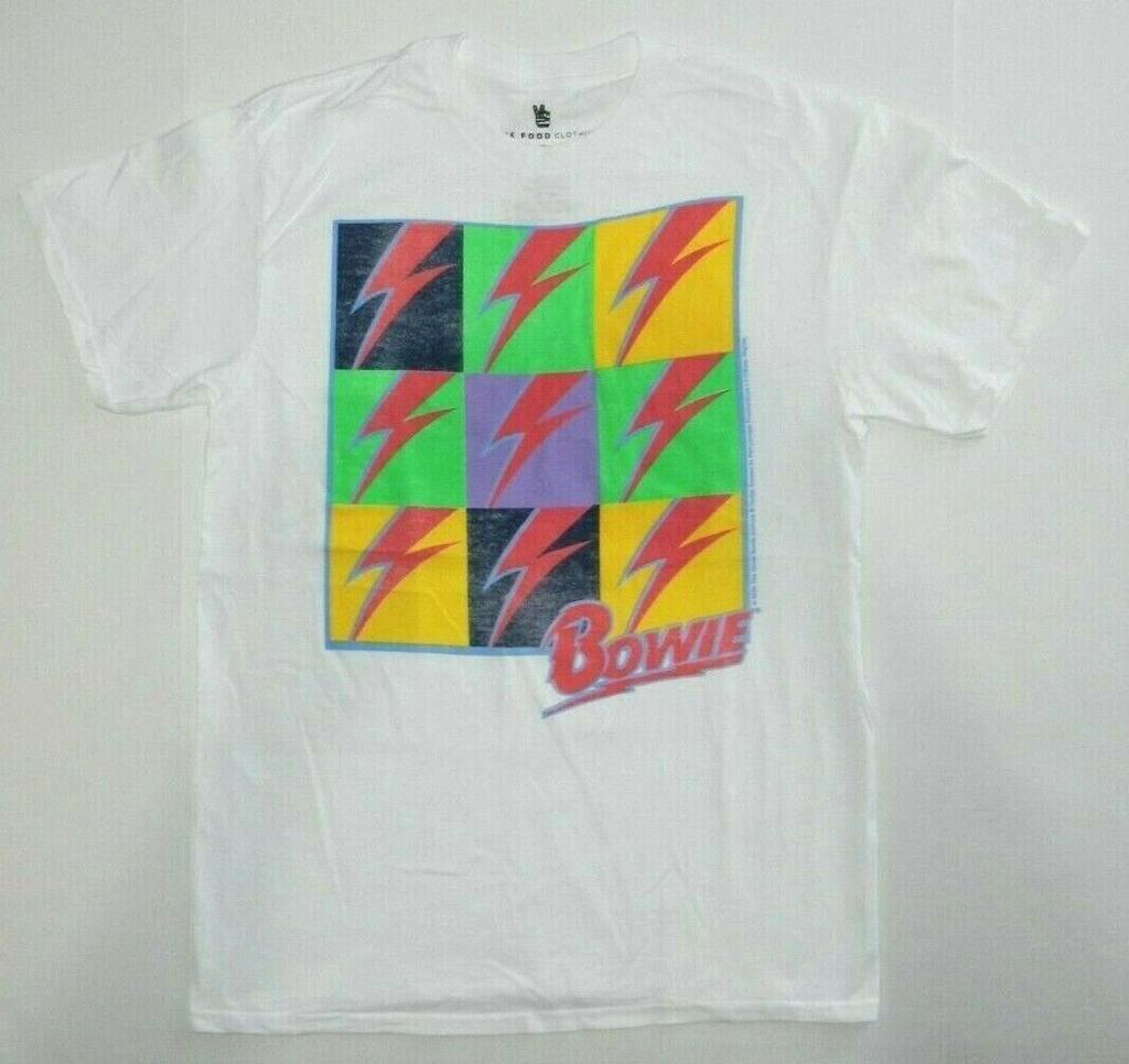 26 David Bowie Maglietta Grafica con Logo Fulmine Ribelle Nuova Maglietta Unisex