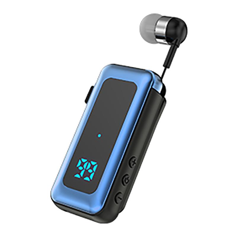 

Бизнес-наушники VAORLO с зажимом TF-карты, играющие по Bluetooth 5.4, с шумоподавлением, HD-наушники с цифровым дисплеем и микрофонной гарнитурой