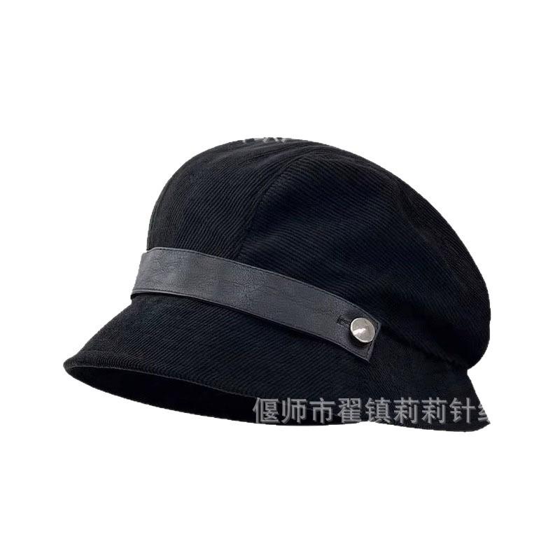 Women S Corduroy Fisherman Hat Multi Wear Casual Versatile Hat