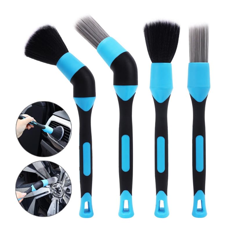 Brosse de Détail pour Lavage de Voiture pour Roues et Camion de Lavage de Voiture Soie de Porc Douce Nettoie Voiture Fournitures de Lavage de Voiture de Brosse, Carrosserie, Fournitures, Pratique, Sans Rayures,