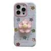 Colorful Floral Plaid Phone Case for iPhone 17/16 Pro Max/15/14