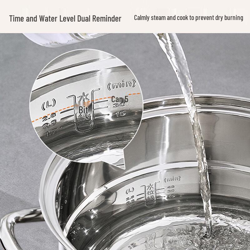 Joyoung 30cm 2-Layer 304 Stainless Steel Steamer
