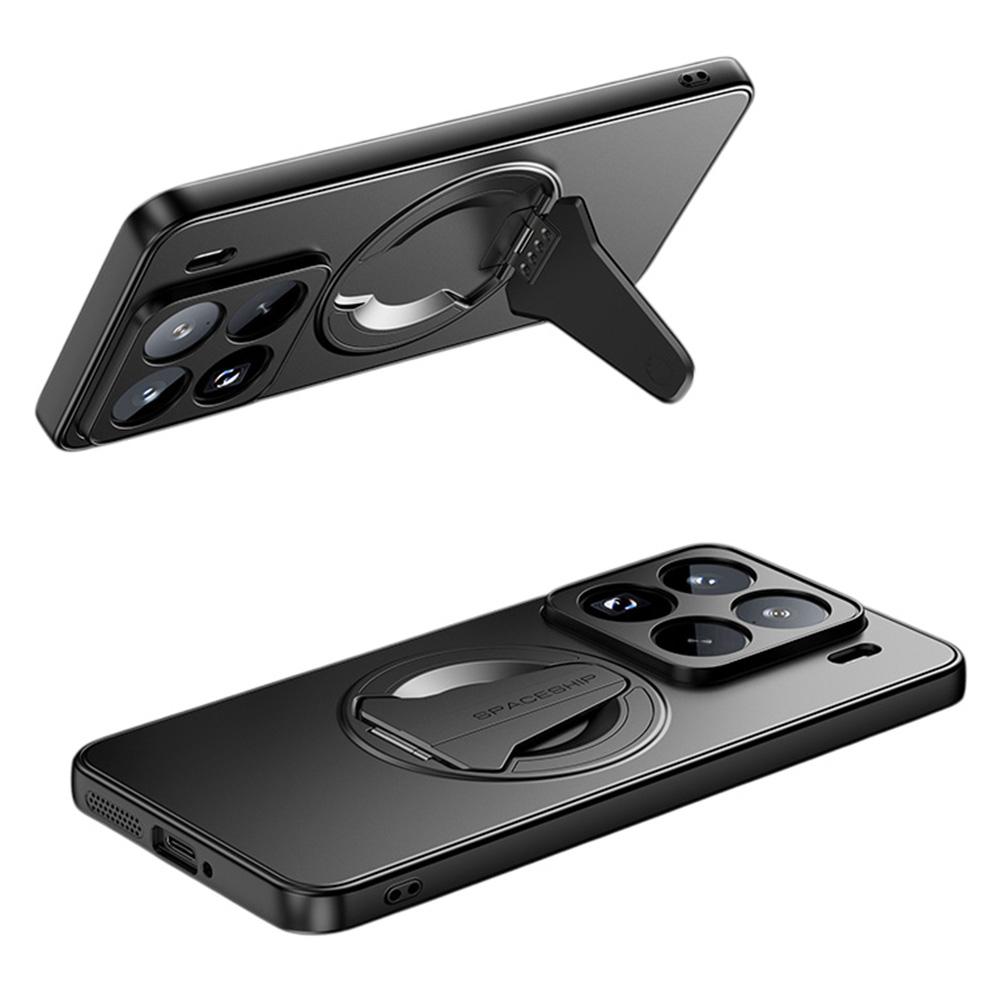 For Xiaomi 15 Pro Case Compatible with MagSafe Hidden Kickstand Skin-Feel Matte PC TPU Phone Back Cover