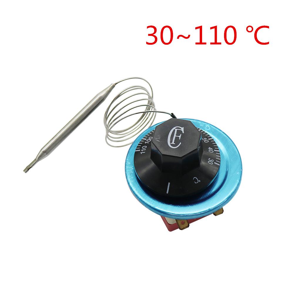 30-110/ 50-300 Centigrade Ceramic Base Mechanical Thermostat Water Heater Temperature Switch 220V AC 16A 1Pc