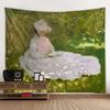 French Monet Oil Painting Tapestry Home Landscape Painting Art Wall Hanging Room Decoration Yoga Mat Sofa Blanket Bed Sheet