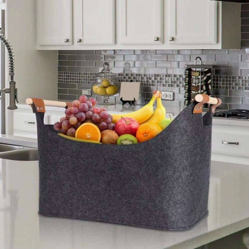 Collapsible Firewood Storage Bin Extra Large Fireplace Wood Bag  Sundries Storage