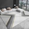 Nordischer grauer Teppich Wohnzimmerdekoration Schlafzimmer Große Fläche Lounge-Teppich Zuhause Kaffeetische Bodenmatten 200x300 Raumdekoration Modern